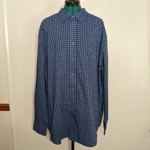 George Men's Long Sleeve Check Shirt. Size 2XL.